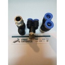 FITTING Y DRAT 2 TUBE UKURAN 4 MM DRAT UKRAN 1/8"(10MM)