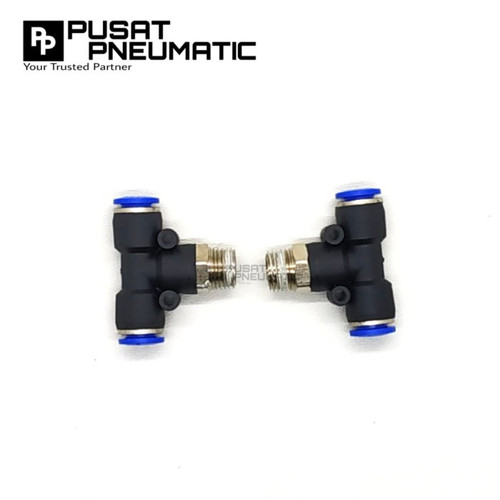 FITTING TEE(EPB) KIRI KANAN TUBE 6 MM Drat 1/4"