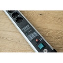Stop Kontak Kabel Extension Terminal Listrik 6 Lubang Brennenstuhl Premium Protect Line 60.000A with surge protection (anti petir) 6 Socket 3m / Colokan Listrik Kabel Ekstensi 3 Meter Switch On Off