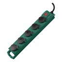 Stop Kontak Kabel Ekstensi Colokan Terminal Listrik 5 Lubang Brennenstuhl Super Solid SL554 5 Socket 5m IP54 Outdoor Waterproof dengan Tutup Pelindung Lubang Otomatis dan Switch -1159910215