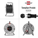 Kabel Rol 4 Lubang Brennenstuhl Cable Reel AK 260 40m / Colokan Listrik 4 Socket dengan Kabel Gulung 40 Meter - 1098068001