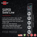 Stop Kontak Kabel Extension Terminal Listrik 5 Lubang Brennenstuhl Super Solid Line dengan kabel 2,5m dan Switch 1153380115