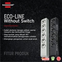 Paket Spesial Stop Kontak  Brennenstuhl Eco-Line Stop Kontak 6-soket