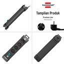 Brennenstuhl Premium-Line 4-Soket Black Stop Kontak - 1951140100/15085