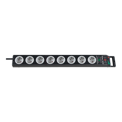 Stop Kontak Kabel Ekstensi Colokan Terminal Listrik 8 Lubang Brennenstuhl Super Solid 8 Socket 1.8m Surge Protection Anti Petir 115338031