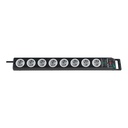 Stop Kontak Kabel Ekstensi Colokan Terminal Listrik 8 Lubang Brennenstuhl Super Solid 8 Socket 1.8m Surge Protection Anti Petir 115338031