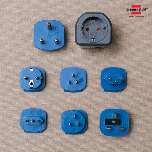 Adapter Colokan Internasional Brennenstuhl Travel Adaptor Set Universal 1508160