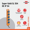 Paket Promo Stop Kontak 5 Lubang 2m dan Kabel Rol 3 Lubang 15m Colokan Terminal Listrik Outdoor Brennenstuhl Bundle Waterproof- 1159900205/1079850