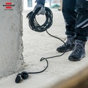 Sambungan Kabel Colokan Terminal Listrik 1 Lubang dengan Penutup Outdoor Brennenstuhl 10M Extension cable for building site IP44 10 meter HITAM - 1166810