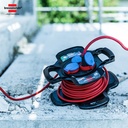 Kabel Rol Terminal Listrik 3 Lubang Brennenstuhl Cable Reel Outdoor Rubber Cable Reel X-Gum IP44 10m / Colokan Listrik dengan Kabel Gulung 10 Meter - 1169717100