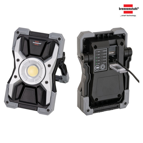 Lampu Malam Brennenstuhl LED HeavyDuty Metal Worklight RUFUS 1500MA / Lampu Senter Penerangan - 1173100100