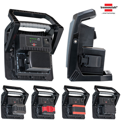 Brennenstuhl Lampu Senter Kerja LED Floodlight Worklight 4000 MA Multi Battery / Lampu Sorot Penerangan -1173140400