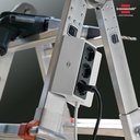 Stop Kontak Kabel Extension Terminal Listrik 3 Lubang Brennenstuhl Clampable socket strip 3 socket 3m / Colokan Listrik Jenis Penjepit 3 Meter- 1150070