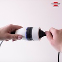 Sambungan Kabel 1 Lubang Brennenstuhl Kabel 5M Textile extension cable switch on/off rotary / Colokan Listrik Kabel 5 Meter dengan switch On Off Putar - 61830020