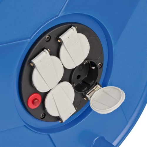 Kabel Rol 4 Lubang Brennenstuhl Cable Reel Garant Export 50m 4 Socket / Colokan Listrik dengan Kabel Gulung 50 Meter - 1205066