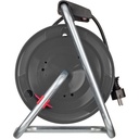 Kabel Rol 4 Lubang Brennenstuhl Cable Reel Garant Export 25m Hitam / Colokan Listrik 4 Socket dengan Kabel Gulung 25 Meter - 1215056