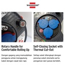 Kabel Rol 3 Lubang Brennenstuhl Cable Reel Garant IP44 25m / Colokan Listrik 3 Socket dengan Kabel Gulung 25 Meter - 1219850
