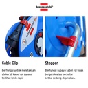 Kabel Rol 4 Lubang Brennenstuhl Cable Reel Garant 40m / Colokan Listrik 4 Socket dengan Kabel Gulung 40 Meter - 1208300
