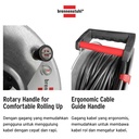 Kabel Rol 4 Lubang Brennenstuhl Cable Reel Garant S 4 Export 50m / Colokan Listrik 4 Socket dengan Kabel Gulung 50 Meter - 1195066