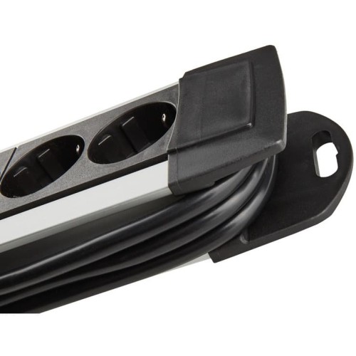 Stop Kontak Kabel Extension Terminal Listrik 4 Lubang Brennenstuhl Premium Alu Line 4 Socket 1.8m - / Colokan Listrik Kabel Ekstensi 1.8 Meter dengan switch On Off 1391000014