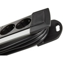 Stop Kontak Kabel Extension Terminal Listrik 4 Lubang Brennenstuhl Premium Alu Line 4 Socket 1.8m - / Colokan Listrik Kabel Ekstensi 1.8 Meter dengan switch On Off 1391000014