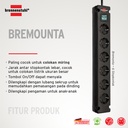 Stop Kontak Kabel Extension Terminal Colokan Listrik 6 Lubang Brennenstuhl Bremounta dengan kabel 3m dan Switch  1150650316
