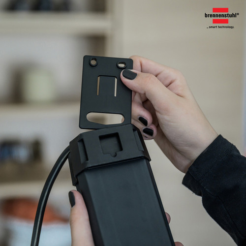 Stop Kontak Kabel Extension Terminal Listrik 6 Lubang Brennenstuhl Premium Line extension 6 socket abu-abu 3m / Colokan Listrik Kabel Ekstensi dengan switch On Off 3 Meter