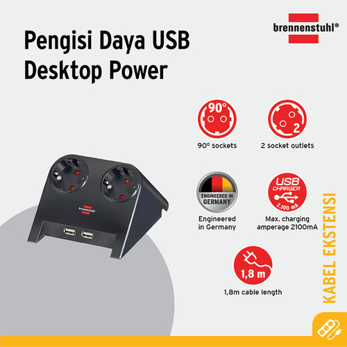 Brennenstuhl Stop Kontak Bundle - WFH Essentials