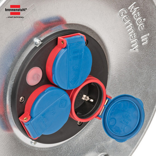 Kabel Roll 3 Lubang Brennenstuhl Garant Cable Reel S IP44 3 Socket 40m / Colokan Listrik dengan Kabel Gulung 40 Meter - 1198470