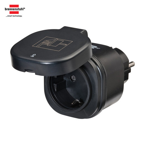 Smart Home Socket Wifi Brennenstuhl Connect WiFi socket WA 3000 XS02 black IP44 - 1294860