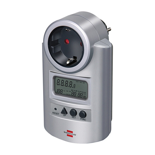Stop Kontak Pengukur Watt dan Arus Listrik 1 Lubang Brennenstuhl Primera Line Wattage and current meter PM231E - 1506600