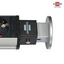 Stop Kontak Kabel Extension Terminal Listrik 3 Lubang Brennenstuhl Pop Up Tower 3 Socket dengan pengisi daya USB / Colokan Listrik Kabel Ekstensi 2 Meter - 1396200013