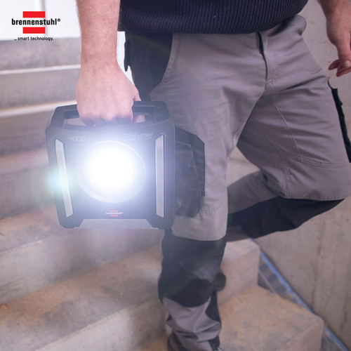 Brennenstuhl Lampu Senter Kerja LED Floodlight Worklight 4000 MA Multi Battery / Lampu Sorot Penerangan -1173140400
