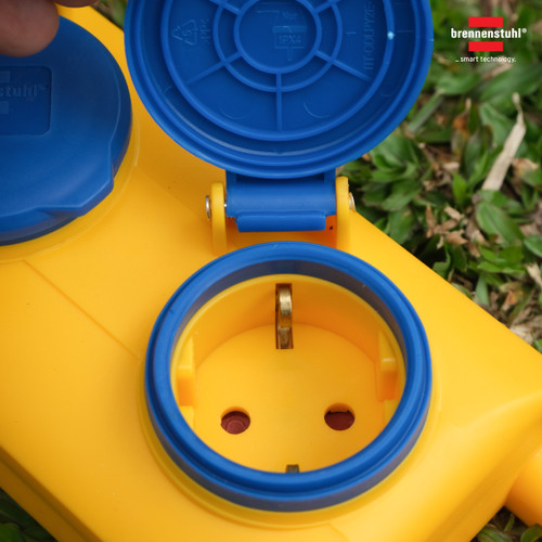 Stop Kontak Kabel Extension Terminal Listrik 5 Lubang Brennenstuhl Super Solid SL554 DE 5 Socket 2m IP54 Outdoor / Colokan Listrik Kabel Ekstensi 2 Meter dengan Switch On Off - 1159900205