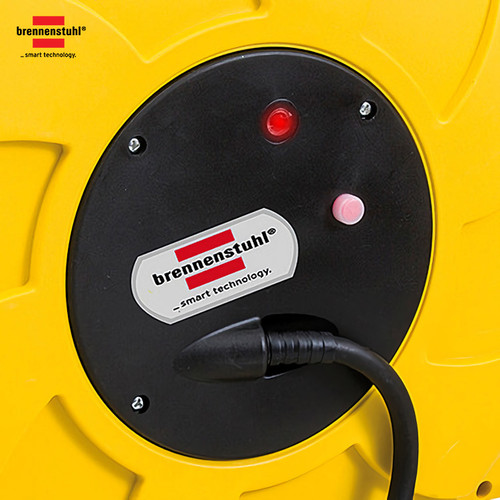 Kabel Rol Otomatis Brennenstuhl Cable Reel Automatic IP44 16+2m / Colokan Listrik dengan Kabel Gulung 16+2 Meter - 1241000300