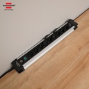 Stop Kontak Kabel Extension Terminal Listrik 10 Lubang Brennenstuhl Premium Alu Line 10 Socket 3m / Colokan Listrik Kabel Ekstensi 3 Meter dengan switch On Off - 1391000010