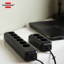 Brennenstuhl Eco-Line Stop Kontak 6-soket Hitam 1.5m - 9123020010