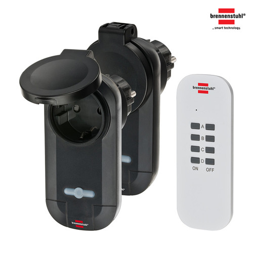 Smart home System for electrical appliances Brennenstuhl Comfort-Line Remote Control Set 2x IP44 - 1507030