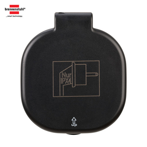 Smart Home Socket Wifi Brennenstuhl Connect WiFi socket WA 3000 XS02 black IP44 - 1294860