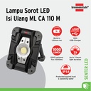 Lampu Sorot Brennenstuhl Rechargeable LED Spot 10W with USB / Lampu Senter Meja Penerangan - 1173080