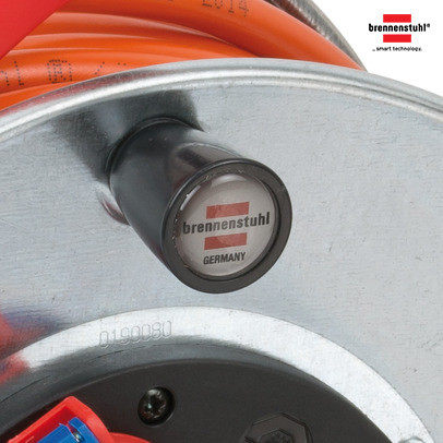 Kabel Rol 3 Lubang Brennenstuhl Cable Reel Garant S IP44 25m / Colokan Listrik 3 Socket dengan Kabel Gulung 25 Meter - 1198370