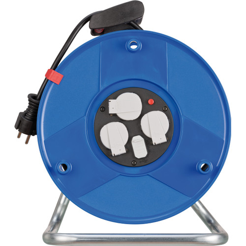 Kabel Rol 3 Lubang Brennenstuhl Cable Reel Garant USB Charger 50m / Colokan Listrik 3 Socket dengan Kabel Gulung 50 Meter - 1205060600