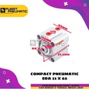 PNEUMATIC COMPACT CYLINDER SD 32X40 / SDA 32 X 40