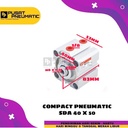PNEUMATIC COMPACT CYLINDER SD 40X50 / SDA 40 X 50