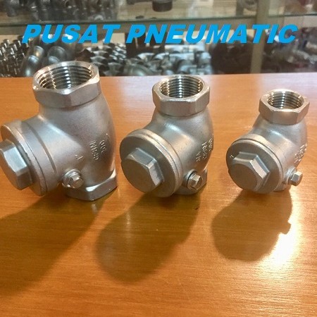 Swing Check Valve One Way Valve Stainless Steel 316 4" INCH