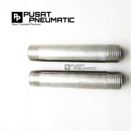 Pipa Nepel / Pipe nipple Stainless steel 304 1/2" 10 CM