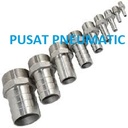 Hose Nipple / Nepel Selang Stainless steel 304 3/8"