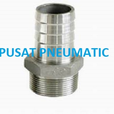 Hose Nipple / Nepel Selang Stainless steel 304 1"