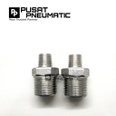 Double nepel Reduce stainless steel 304 1/2" x 3/8"