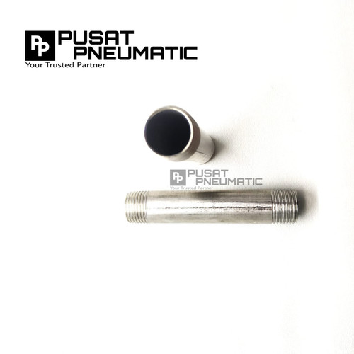 Pipa Nepel / Pipe nipple Stainless steel 304 1 1/4" 10 CM